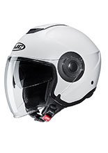 Open face helmet HJC i40 Solid Pearl White