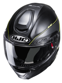 Flip Up helmet HJC RPHA 91 Combust black-yellow