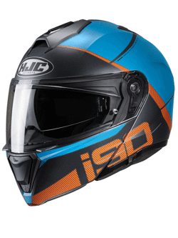 Flip Up helmet HJC i90 May blue-orange