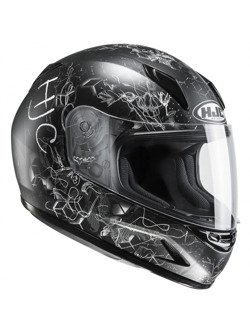 Full face helmet HJC CL-Y Junior Vela black-grey