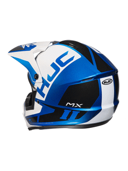 Off-road helmet HJC CS-MX II Creed white-blue