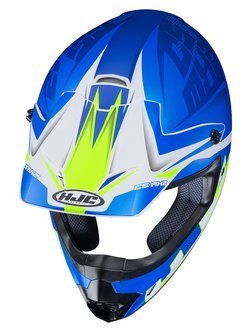 Off-road helmet HJC CS-MX II Ellusion blue-fluo