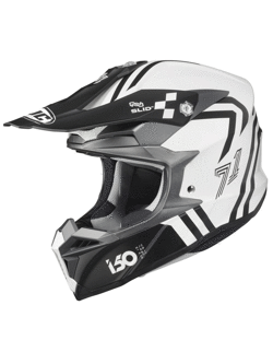 Off-road helmet HJC i50 Hex black-white