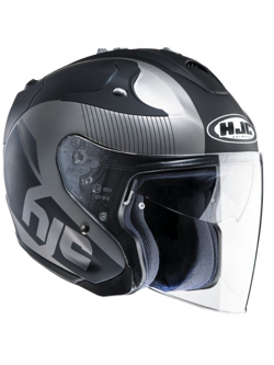 Open face helmet HJC FG-JET Acadia black-grey