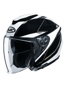 Open face helmet HJC i30 Slight black-white