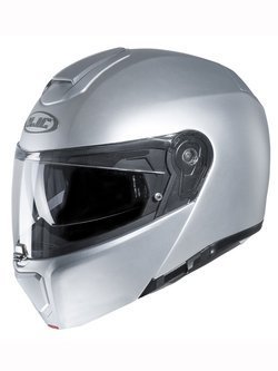 Flip Up helmet  HJC RPHA 90 S Semi Flat Silver
