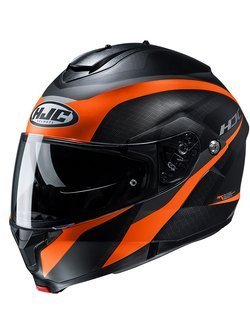 Flip up helmet HJC C91 Taly black-orange