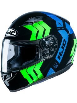 Full Face helmet HJC CS-15 Martial blue-green