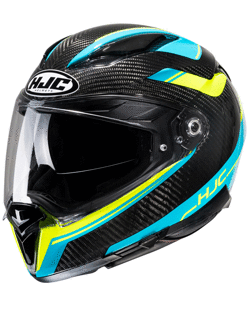 Full Face helmet HJC F70 Carbon Ubis blue