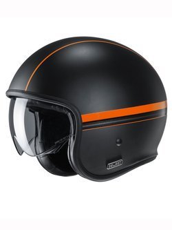 Open face helmet HJC V30 Equinox black-orange
