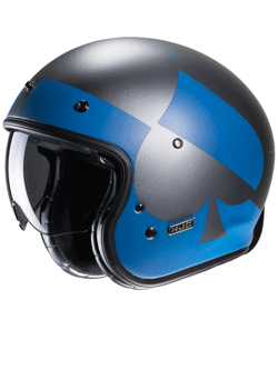 Open face helmet HJC V31 Kuz blue