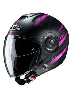 Open face helmet HJC i40 Remi black-pink
