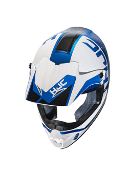 Kask enduro HJC CS-MX II Creed biało-niebieski
